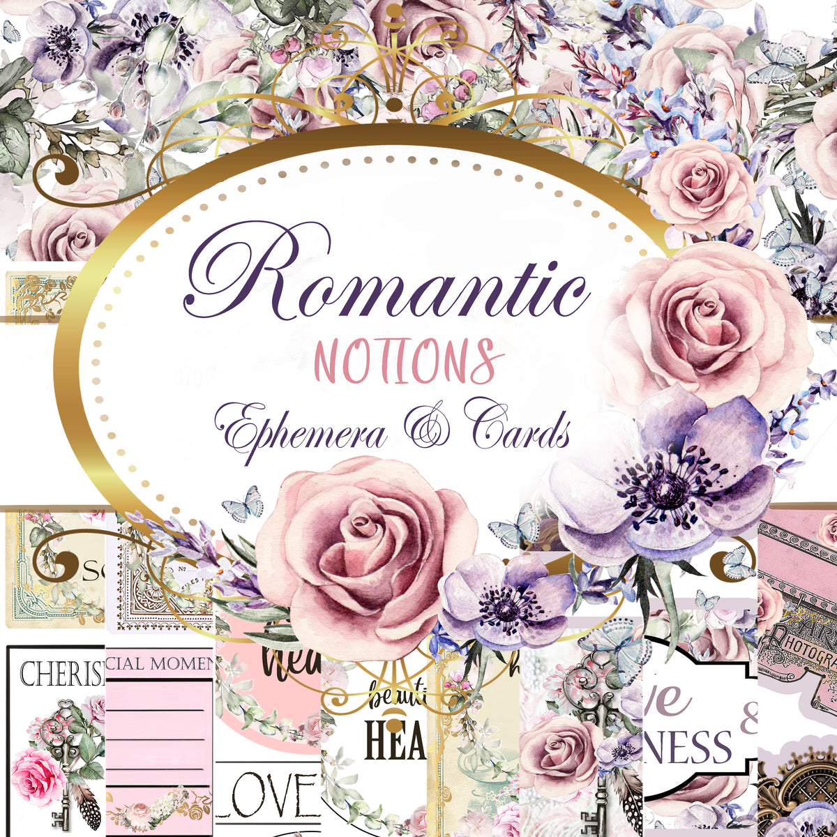 Romantic Notions - Digital Journal Kit - Bundle Pack