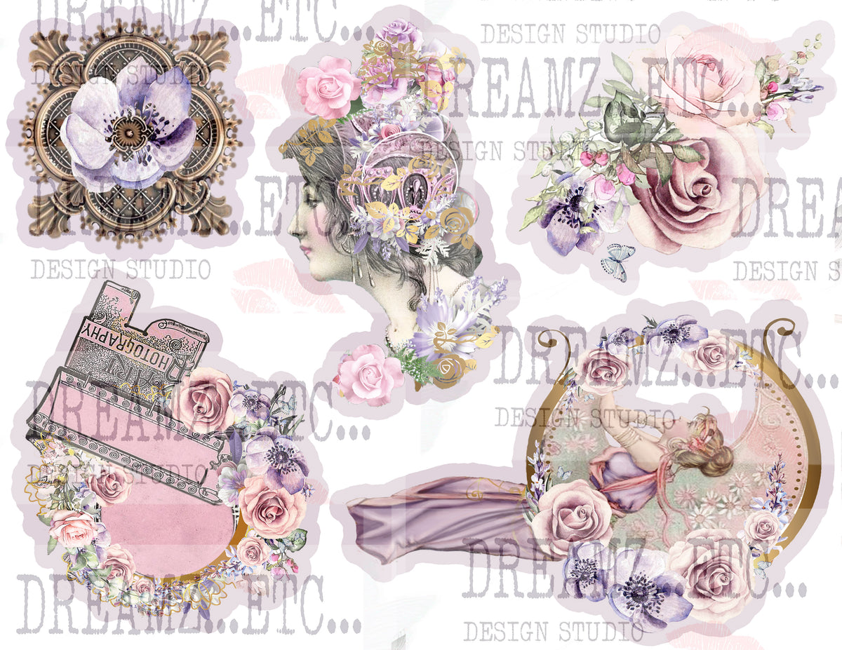 Romantic Notions - Digital Journal Kit - Bundle Pack