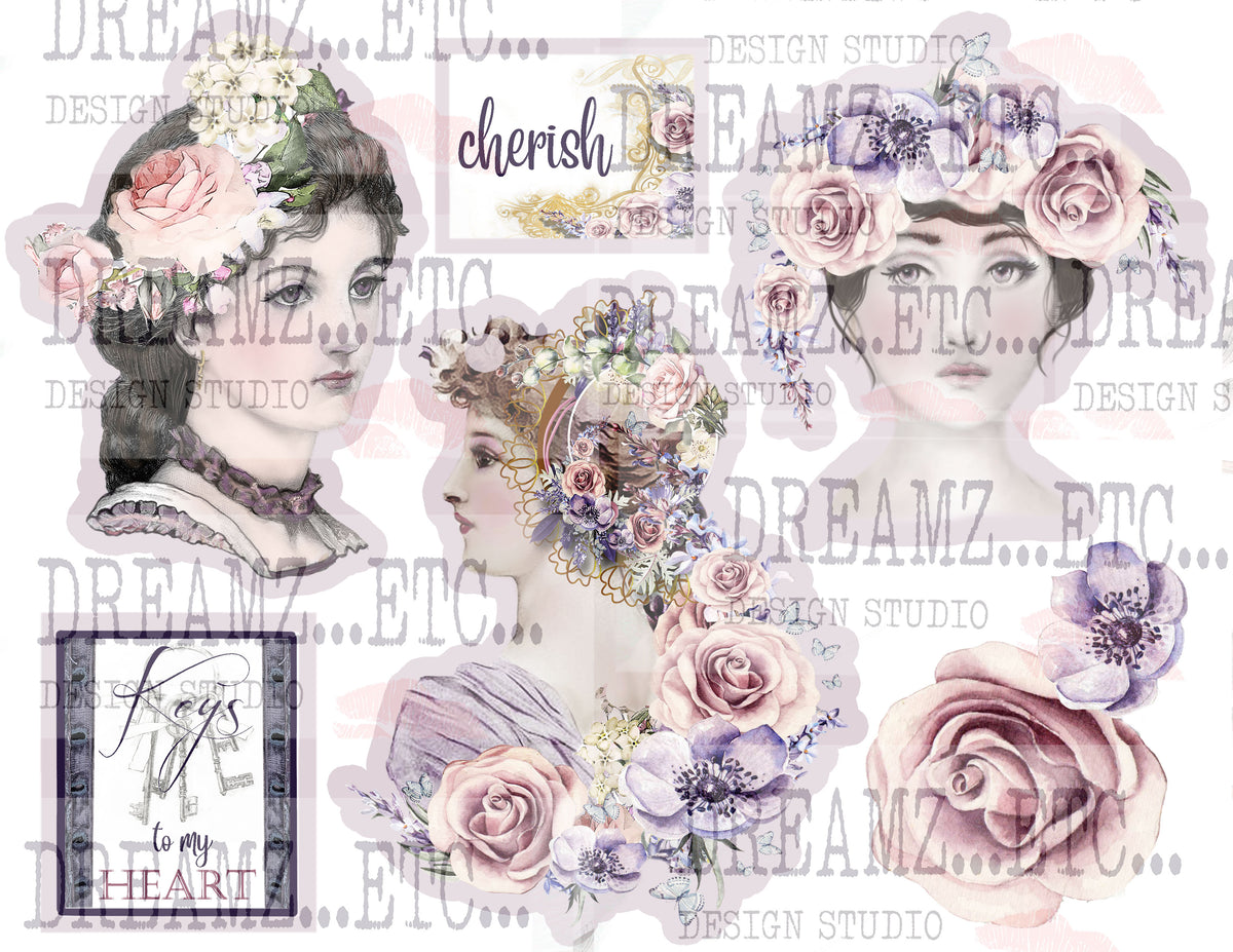 Romantic Notions - Digital Journal Kit - Bundle Pack
