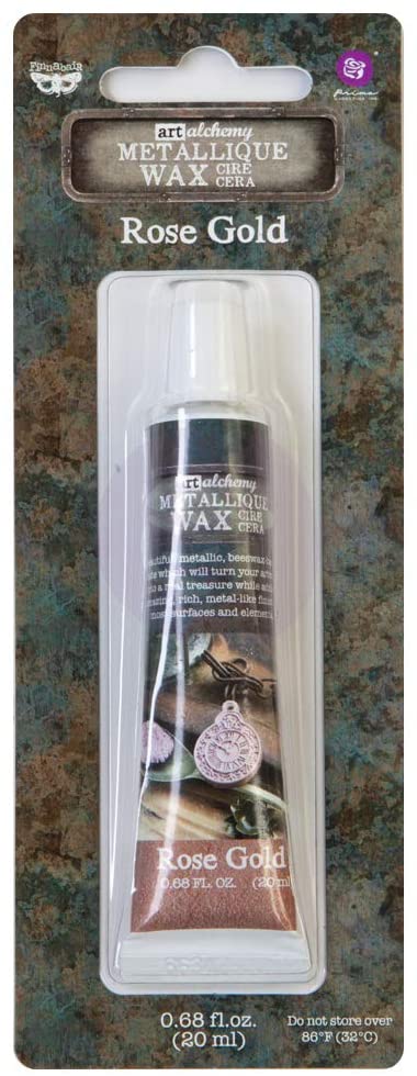 Finnabair Art Alchemy Antique Brilliance Wax - Rose Gold