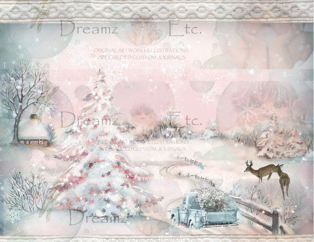 RUSTIC WINTER - Digital Journal Kit - Bundle Pack
