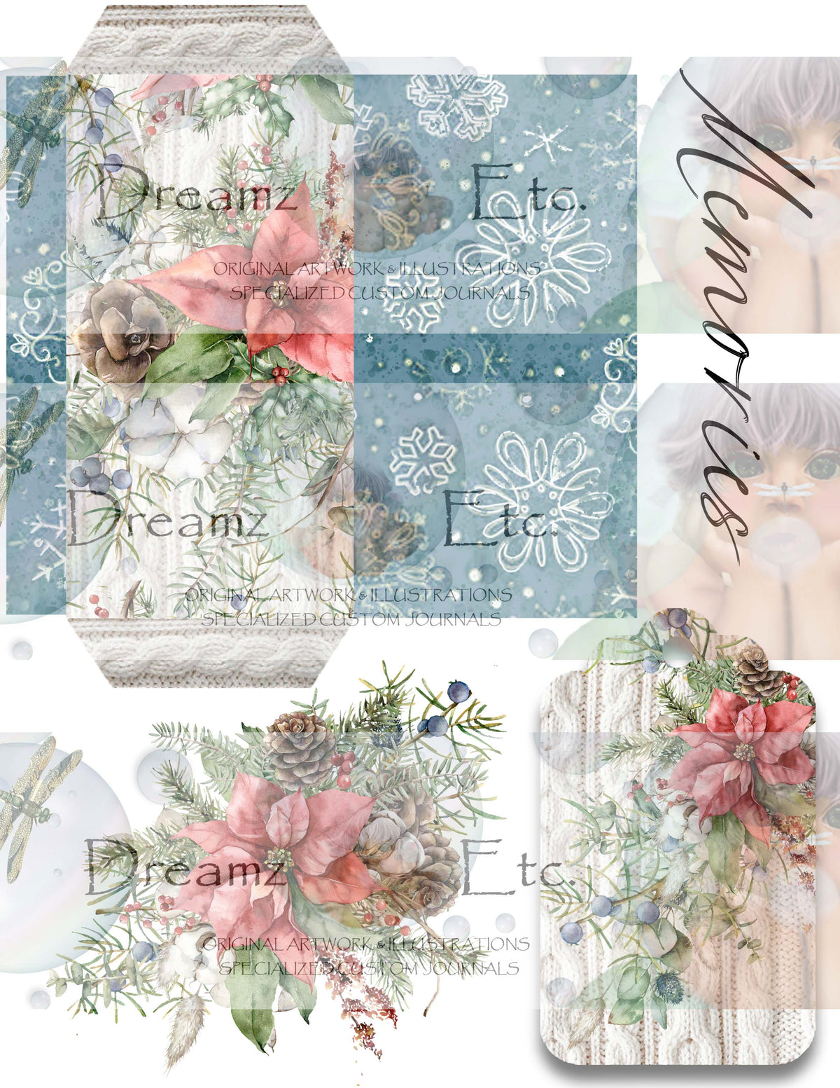 RUSTIC WINTER - Digital Journal Kit - Bundle Pack