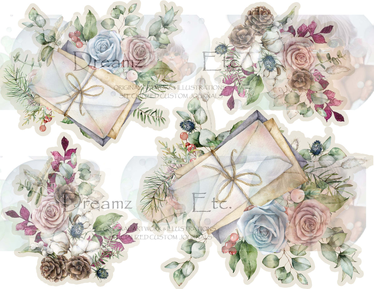 RUSTIC WINTER - Digital Journal Kit - Bundle Pack