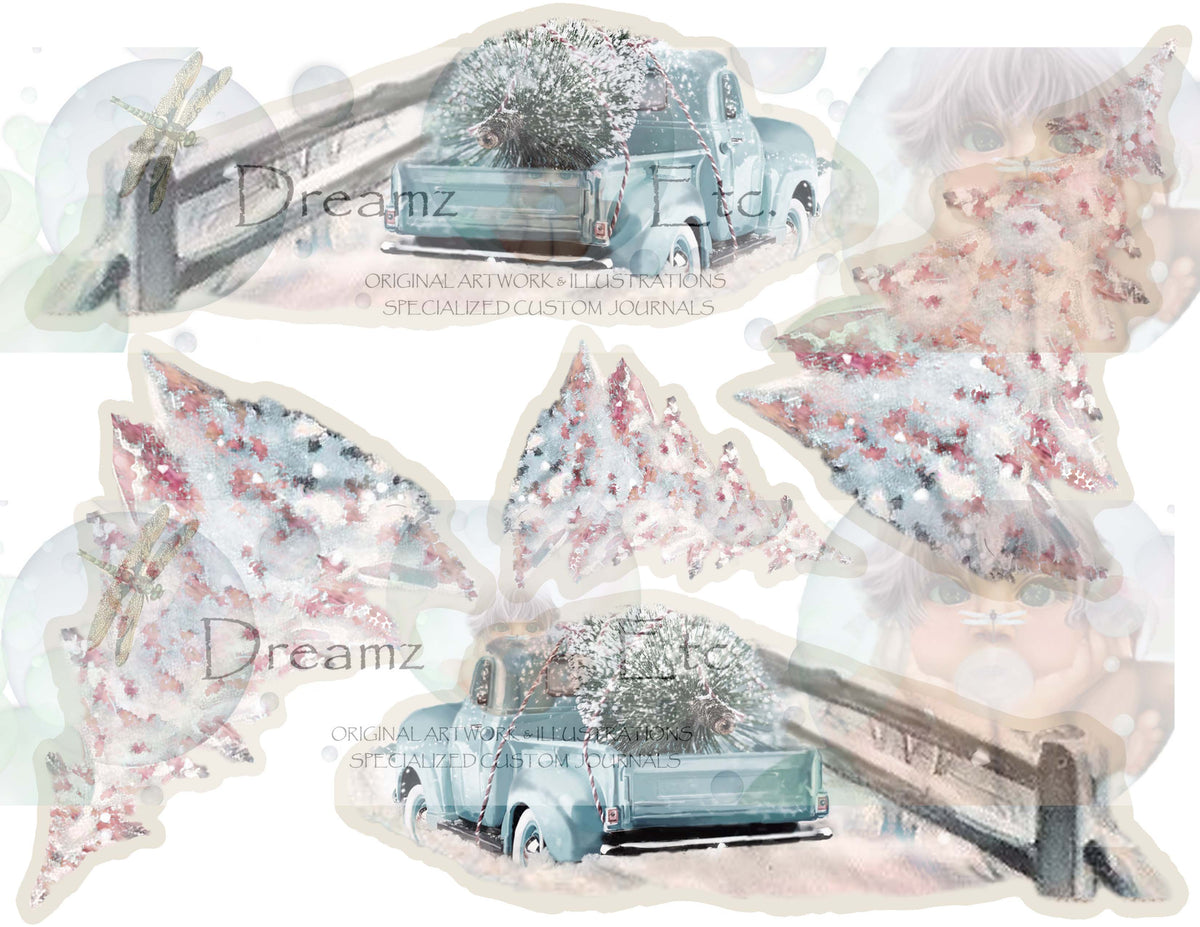 RUSTIC WINTER - Digital Journal Kit - Bundle Pack