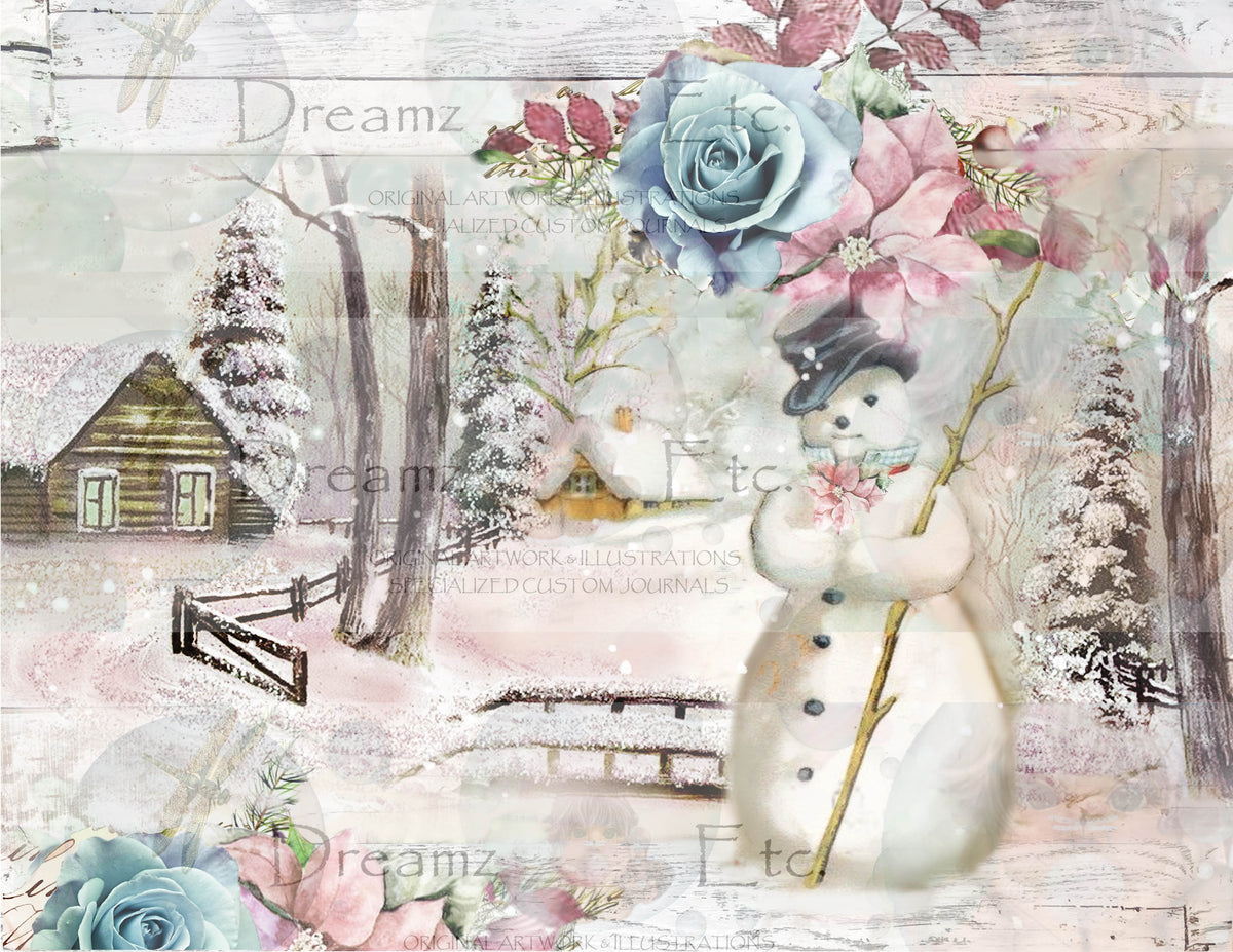 RUSTIC WINTER - Digital Journal Kit - Bundle Pack