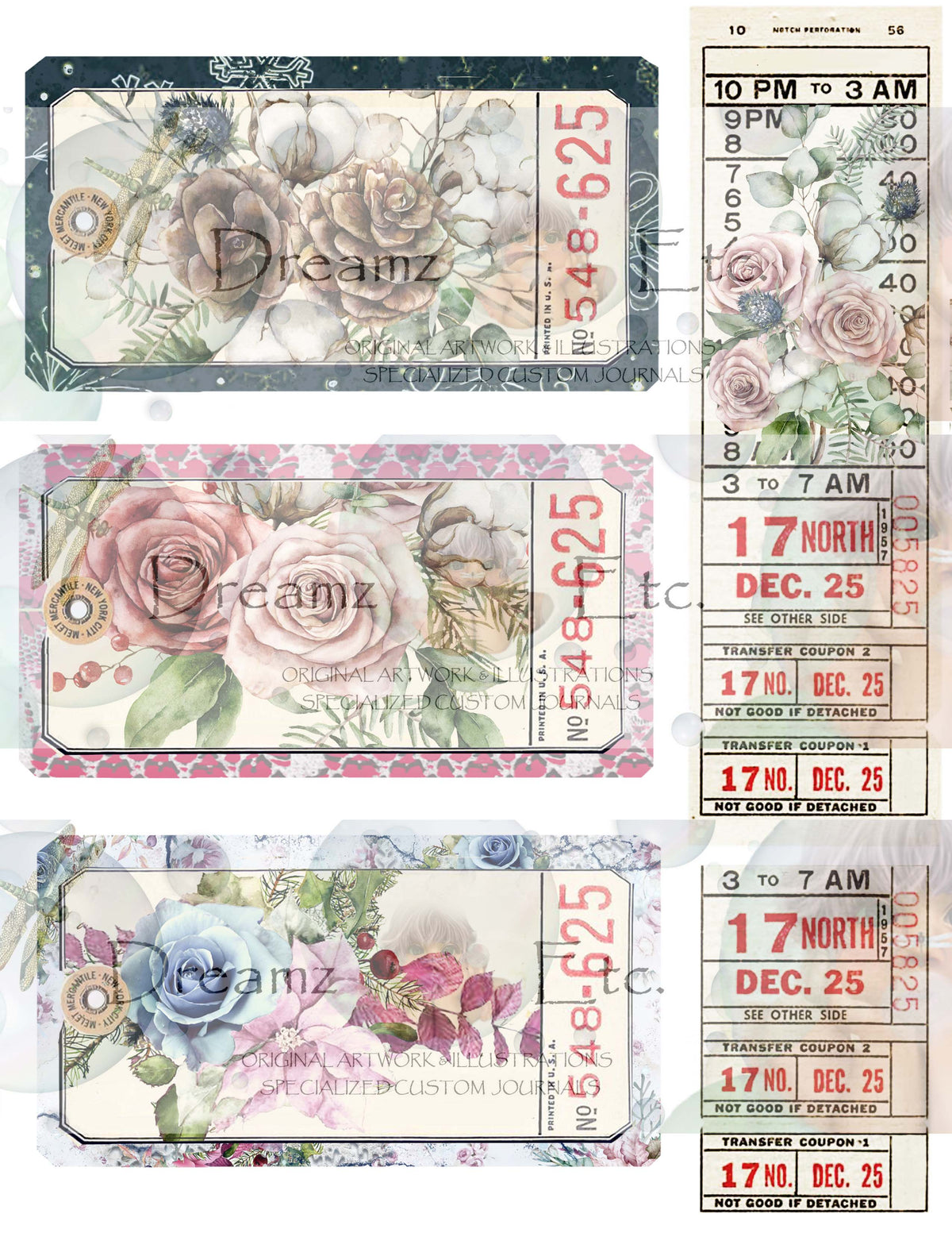 RUSTIC WINTER - Digital Journal Kit - Bundle Pack