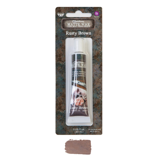 Finnabair Art Alchemy Matte Wax - Rusty Brown