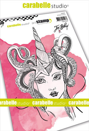 Carabelle Studio Cling Stamp A5 (Larger Size) - "Legend of Mermaid" - Jen Bishop *
