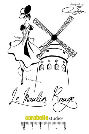 Carabelle Studio - "Cling Stamp A6 : Le Moulin Rouge by Soizic" *