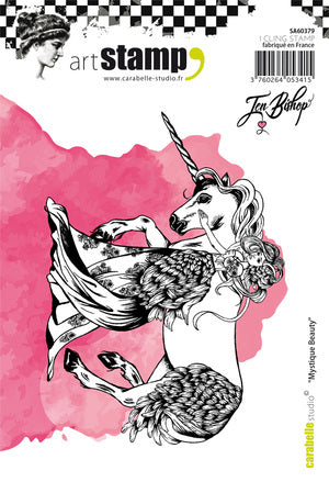 Carabelle Studio Cling Stamp A6 - "Mystique Beauty" by Jen Bishop *