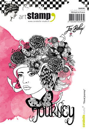Carabelle Studio Cling Stamp A6 - "Floral Journey" by Jen Bishop *
