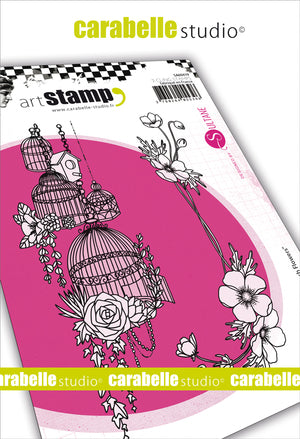 Carabelle Studio - "Cling Stamp A6 : "French Flowers  by Sultane" *