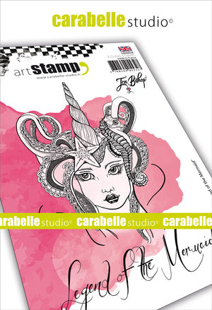 Carabelle Studio Cling Stamp A6 - "Legend of Mermaid" - Jen Bishop *