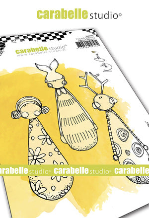 Carabelle Studio - "Cling Stamp A6 : "Little Skittles" by Kate Crane *