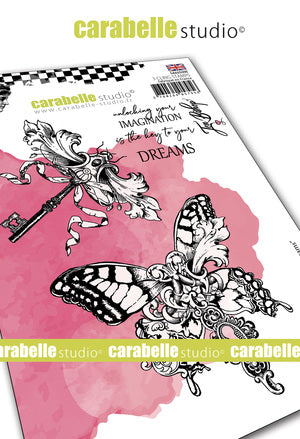Carabelle Studio - "Cling Stamp A6 : "Keys to Dream" by Jen Bishop *