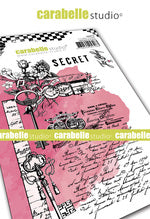 Carabelle Studio - "Cling Stamp A6 : "Secret" by Jen Bishop *