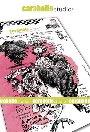Carabelle Studio - "Cling Stamp A6 : "Dictionary of Gardening" by Jen Bishop *
