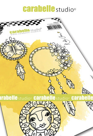 Carabelle Studio - "Cling Stamp A6 : "Boho Dreams" by Kate Crane *