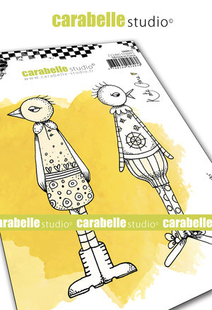Carabelle Studio - "Cling Stamp A6 : "Funky Ducks" by Kate Crane - PRE-ORDER
