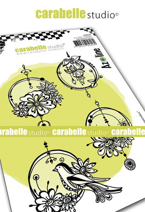 Carabelle Studio - "Cling Stamp A6 :  "Cercles Suspendus by Azoline" by Azoline - PRE-ORDER