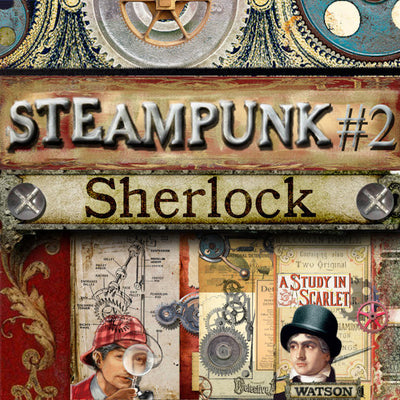 Steampunk Sherlock Digital Pack #2