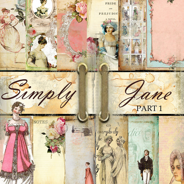 Simply Jane - Digital Paper Collection - PART 1 (10 Designs/Papers)