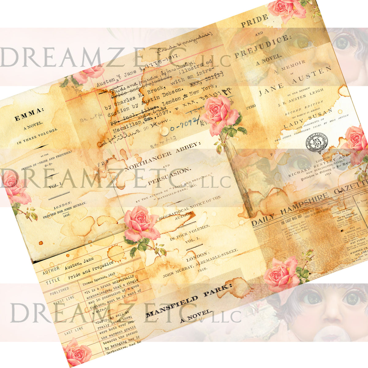 Simply Jane - Digital Paper Collection (10 Designs/Papers)