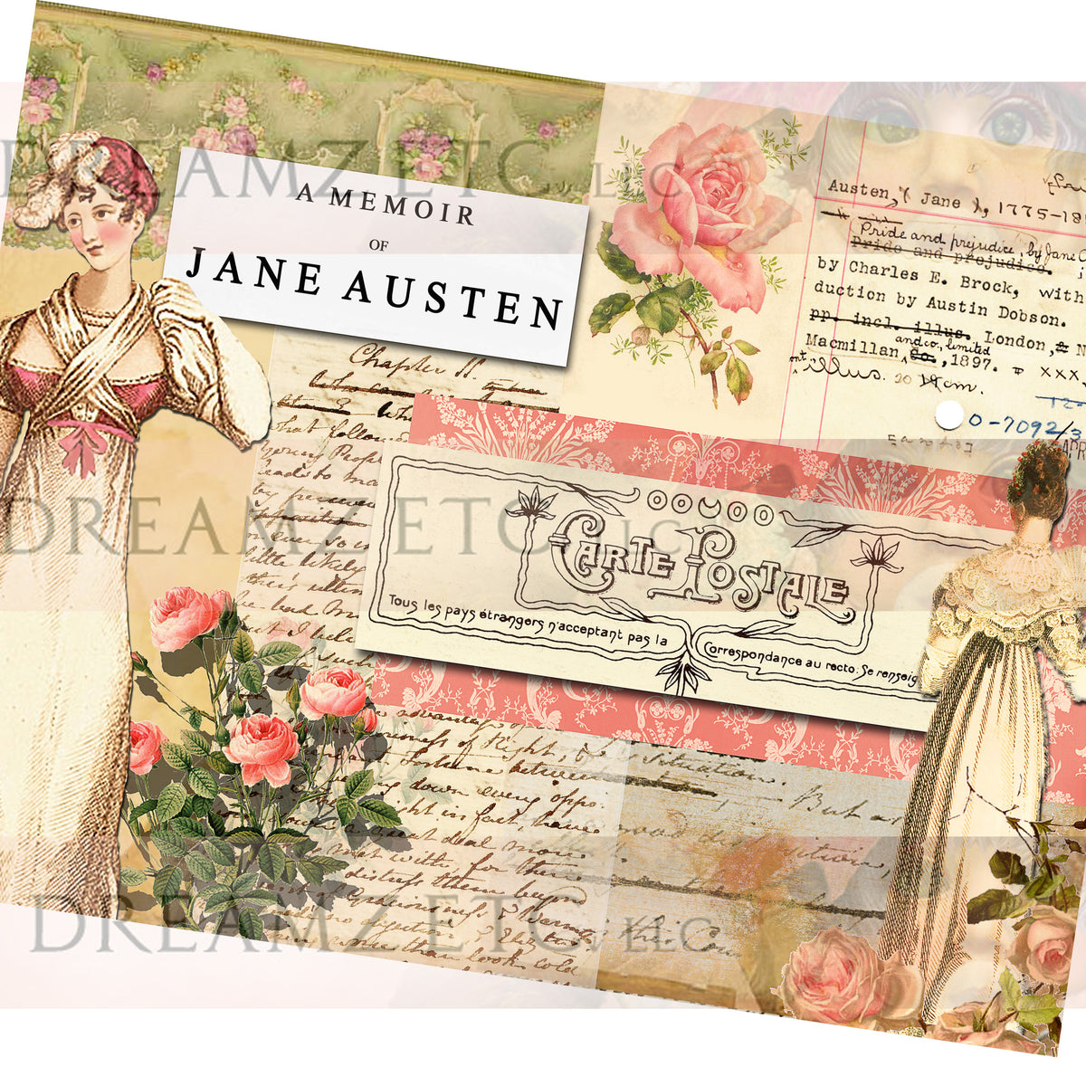 Simply Jane - Digital Paper Collection (10 Designs/Papers)