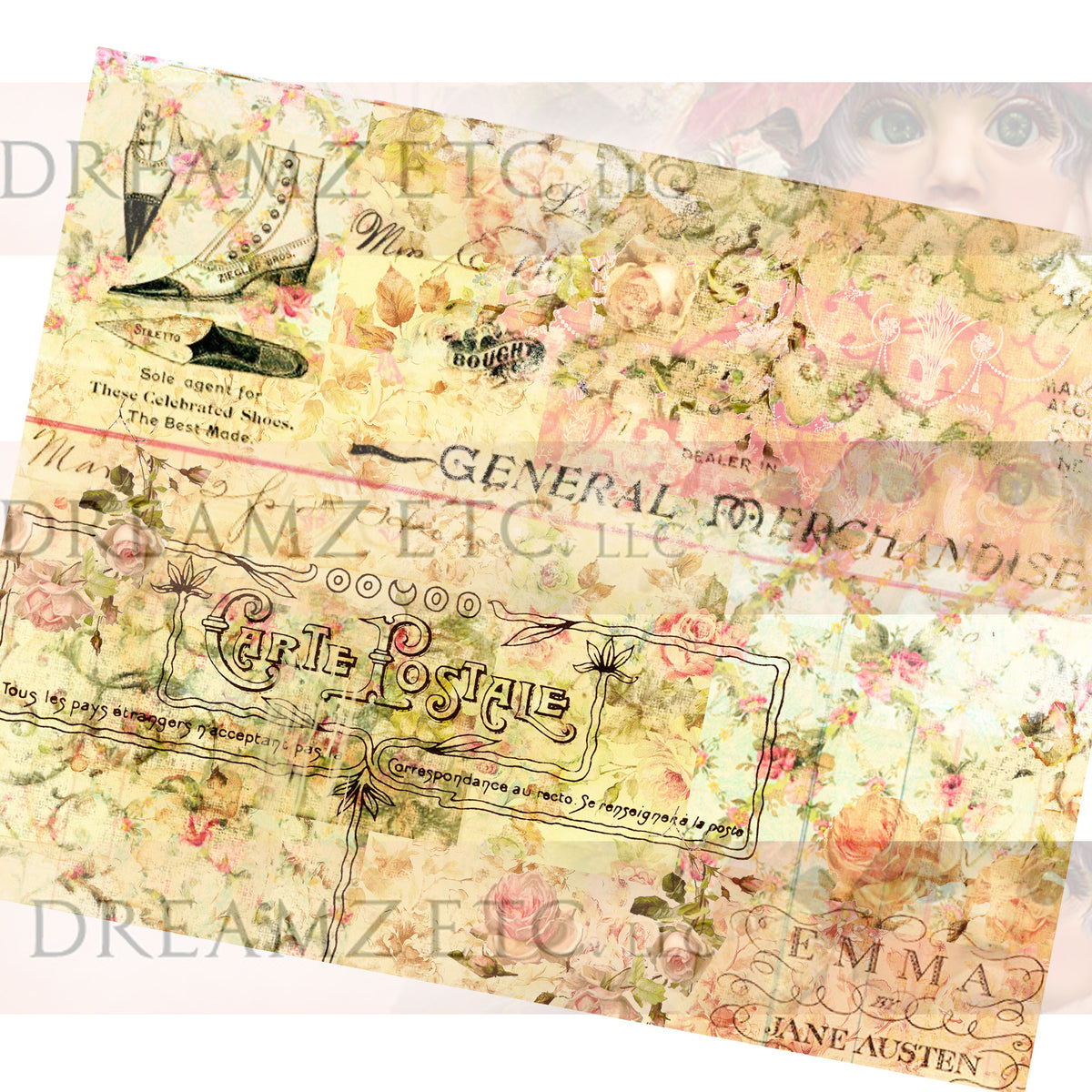 Simply Jane - Digital Paper Collection (10 Designs/Papers)