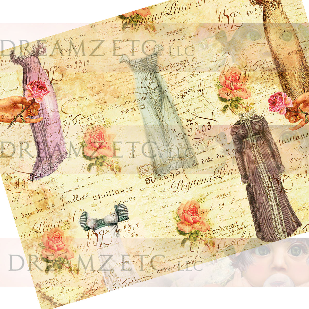 Simply Jane - Digital Paper Collection (10 Designs/Papers)