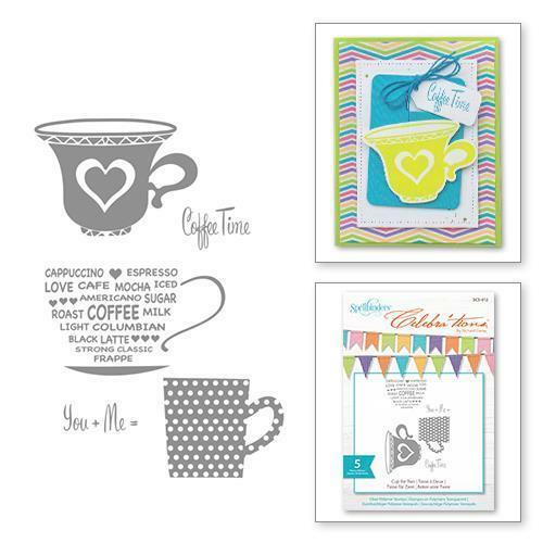 Spellbinders Cup For Two Stamp Set *