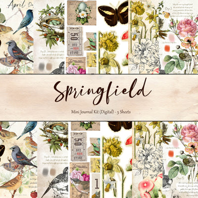 Springfield Journal Paper Pack - Digital - 6 SHEETS