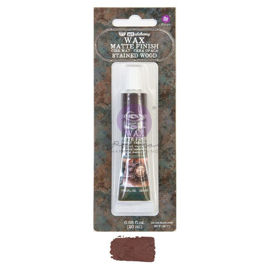 Finnabair Art Alchemy Matte Wax - Stained Wood