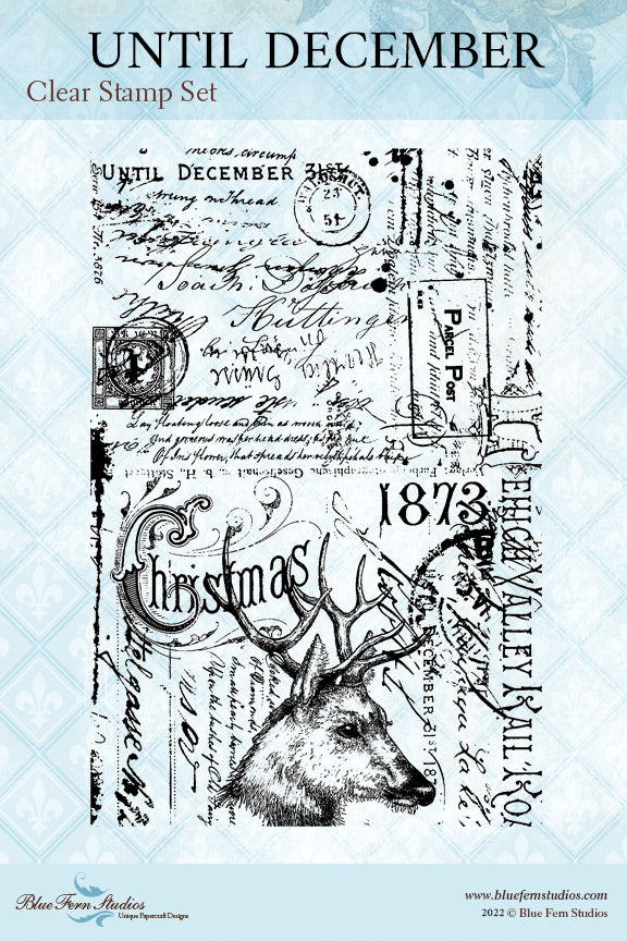 Mistletoe & Holly - Until December Stamp