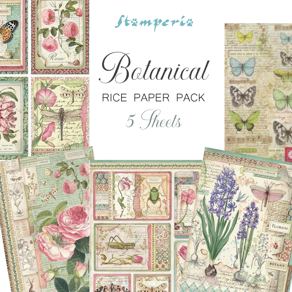 Stamperia Botanical Rice Paper Pack - NEW – Dreamz Etc