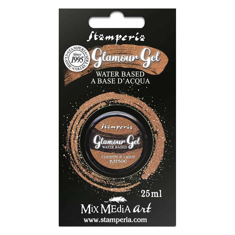 Stamperia Glamour Gel - Chestnut Light