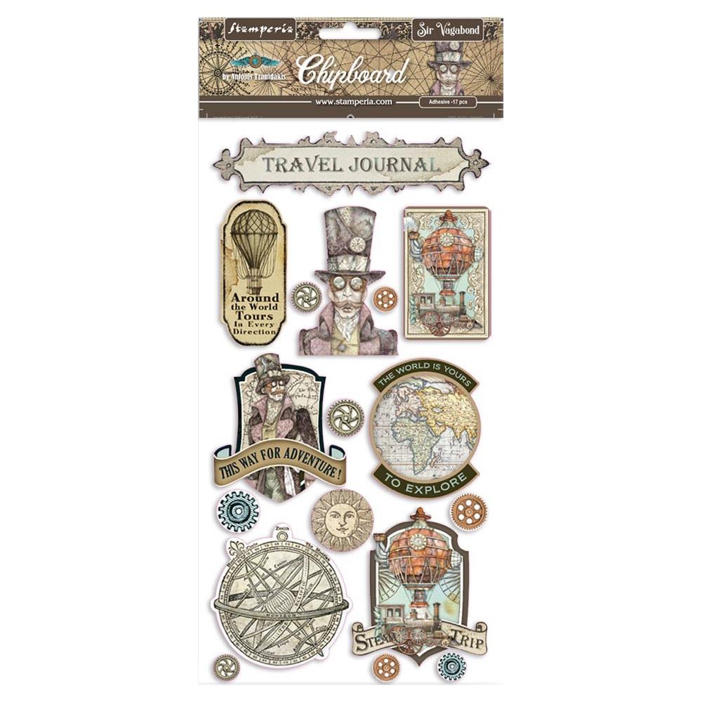 Stamperia Chipboard Set - Sir Vagabond