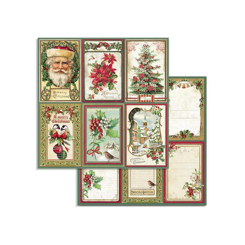 Stamperia Classic Christmas Paper Pack 8x8