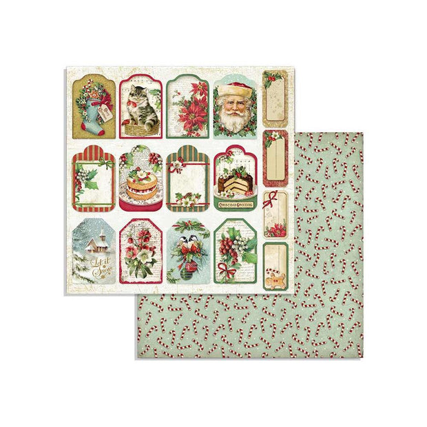 Stamperia Classic Christmas Paper Pack 8x8