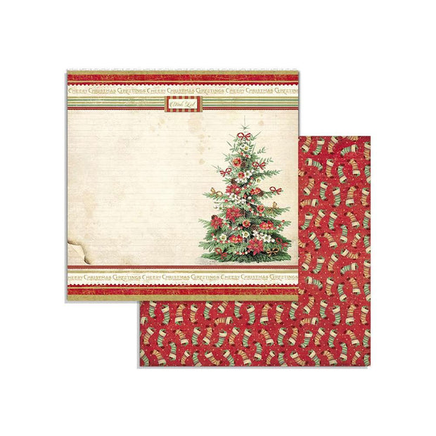 Stamperia Classic Christmas Paper Pack 8x8