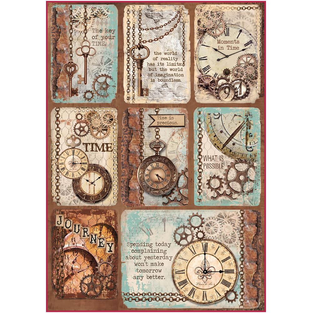 Stamperia Steampunk Rice Paper Pack - NEW