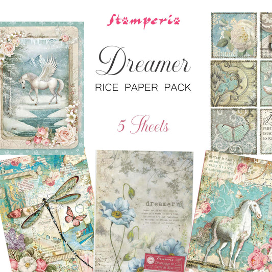Stamperia Dreamer Rice Paper Pack - NEW