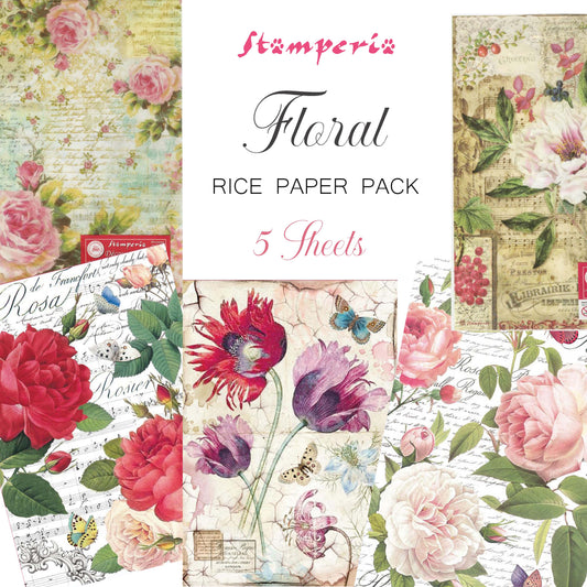 Stamperia Floral Rice Paper Pack - NEW