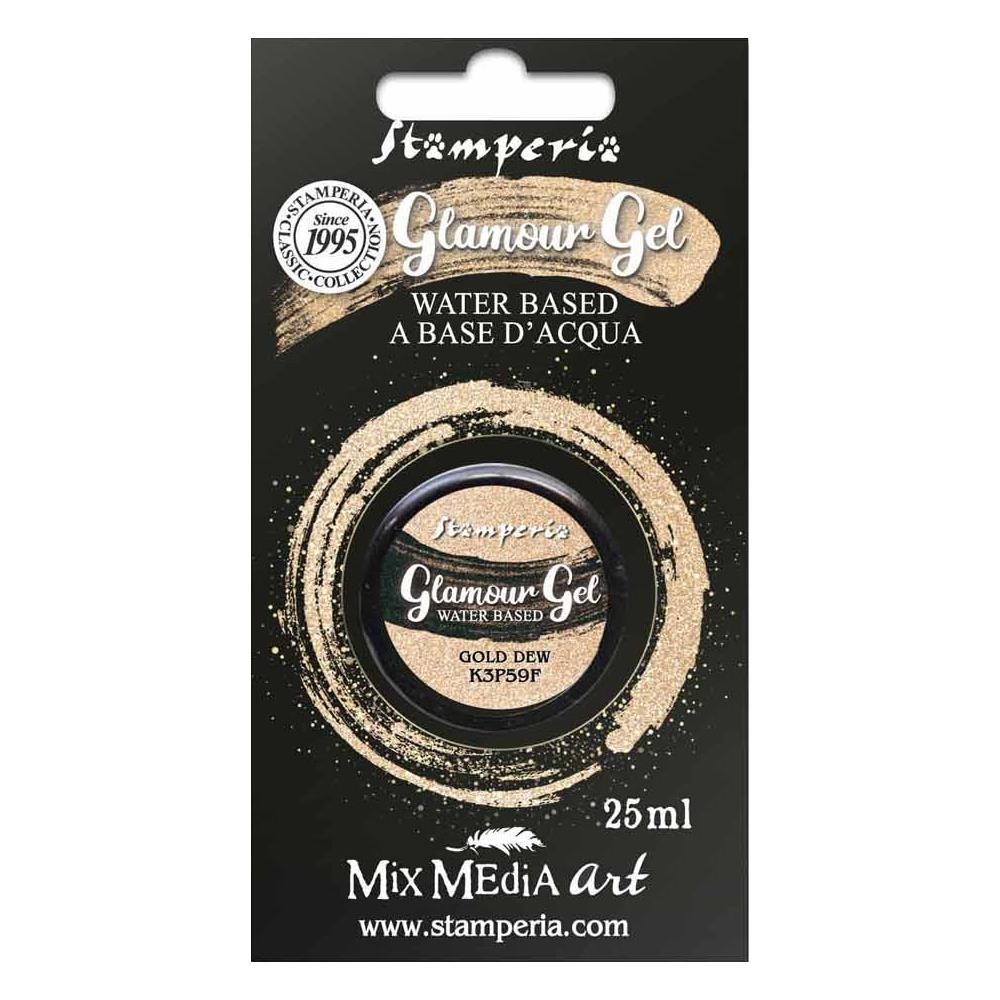 Stamperia Glamour Gel - Gold Dew
