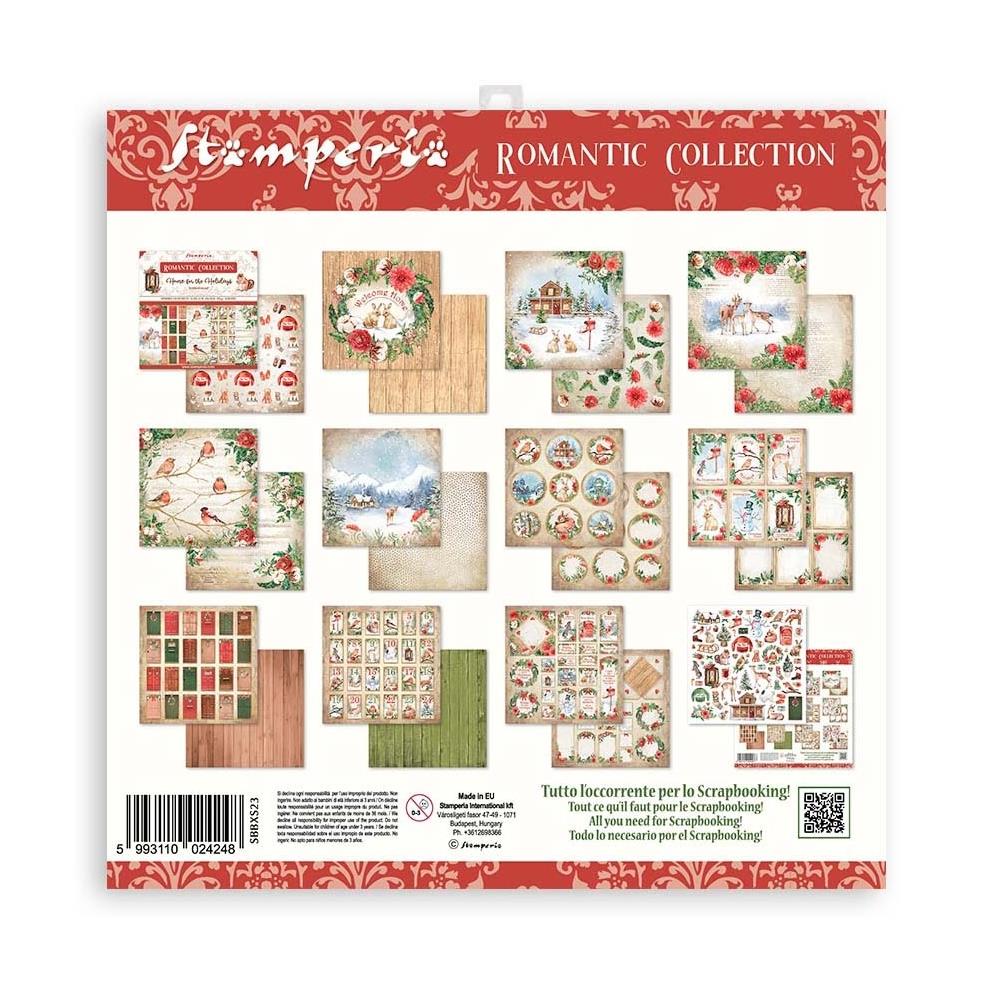 Stamperia Double-Sided Paper Pad 6"X6" 10/Pkg - Home for the Holidays