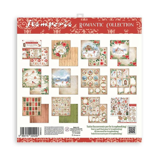 Stamperia Double-Sided Paper Pad 12X12 10/Pkg-House Of Roses, 10