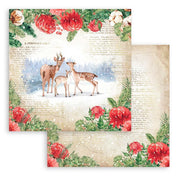 Stamperia Double-Sided Paper Pad 6"X6" 10/Pkg - Home for the Holidays