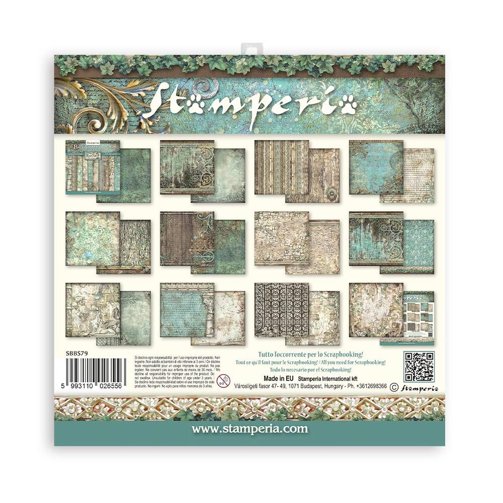 Stamperia Magic Forest Backgrounds 12x12 Paper Pad