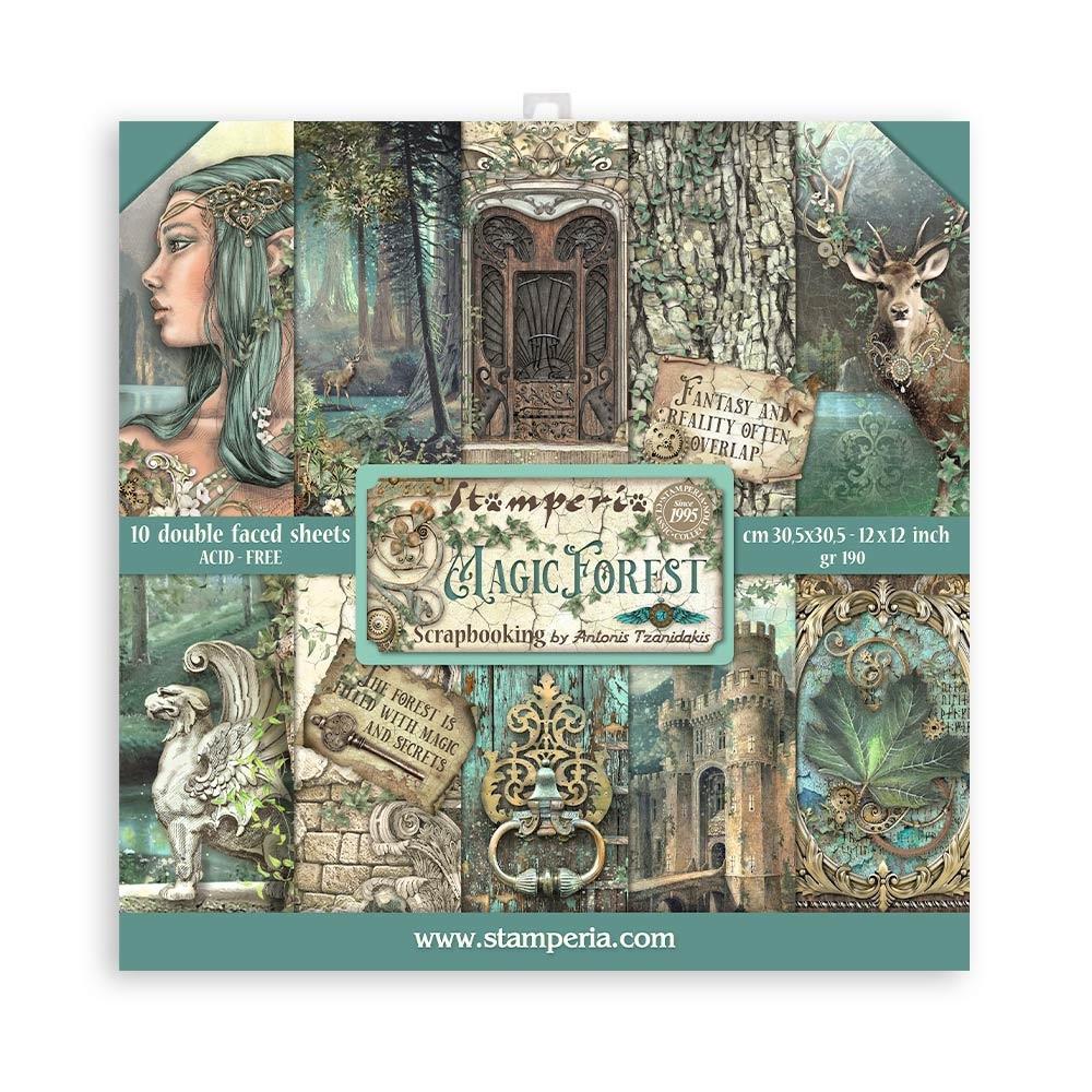 Stamperia Magic Forest 12x12 Paper Pad