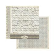 Stamperia 8 X 8 Paper Pack - Calligraphy